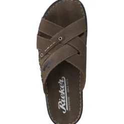 Rieker 21599, Pantoletten, Herren, Braun