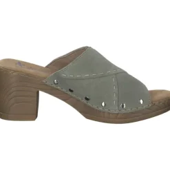 Rieker 67087, Plateau-Pantoletten, Damen, pistazie