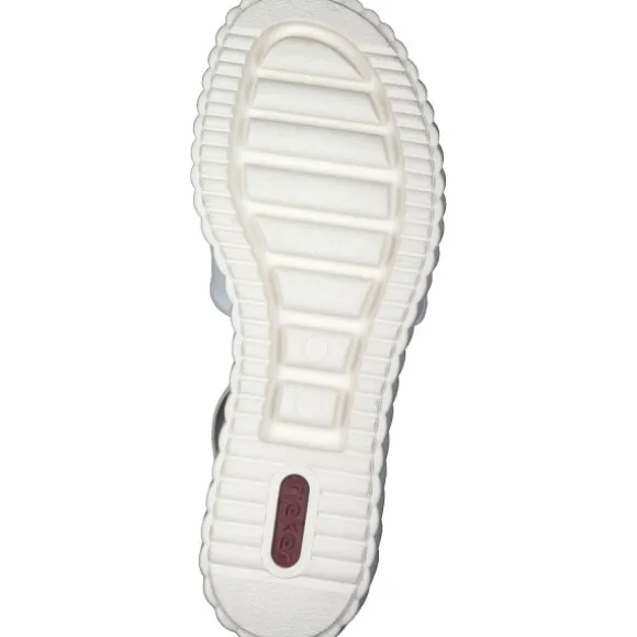 Rieker 64159, Plateau-Pumps, Damen, Weiß