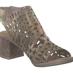 Rieker 64780, Plateau-Sandaletten, Damen, Mehrfarbig