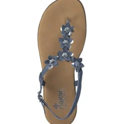 Rieker 64257, Sandalen, Damen, Blau