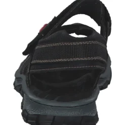 Rieker 68851, Sandalen, Damen, schwarz