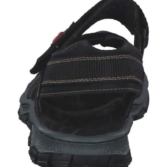 Rieker 68851, Sandalen, Damen, schwarz