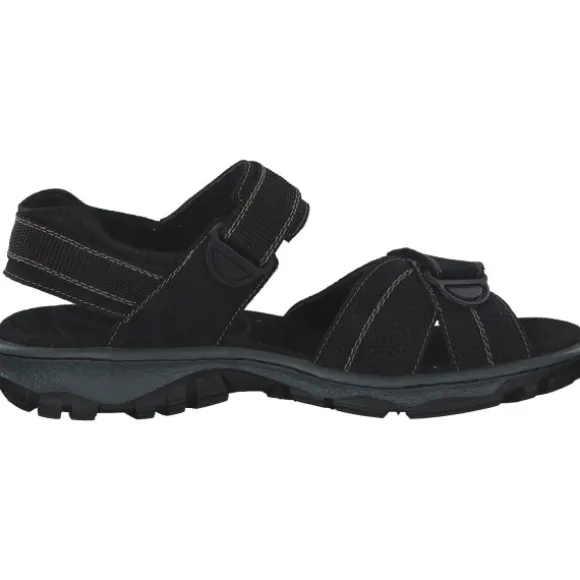 Rieker 68851, Sandalen, Damen, schwarz
