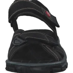 Rieker 68851, Sandalen, Damen, schwarz
