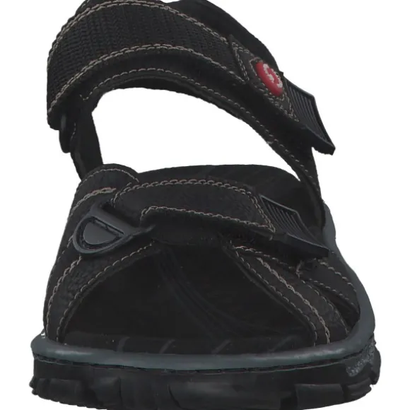 Rieker 68851, Sandalen, Damen, schwarz