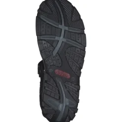 Rieker 68851, Sandalen, Damen, schwarz