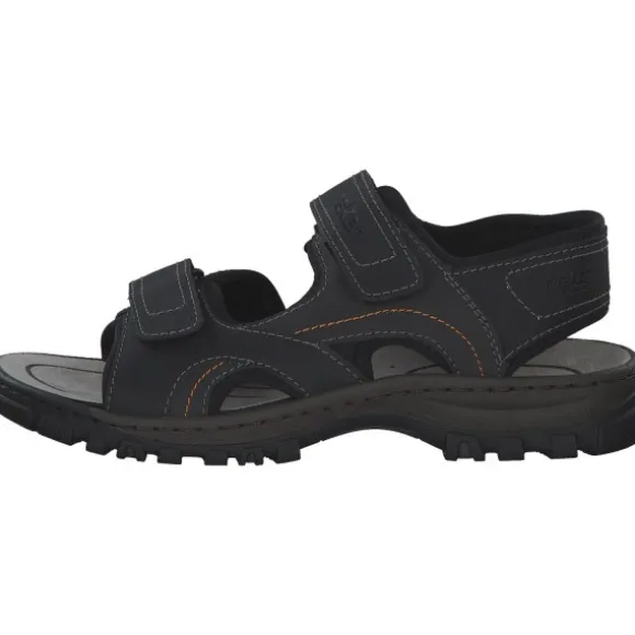 Rieker 25053, Sandaletten, Herren, Schwarz