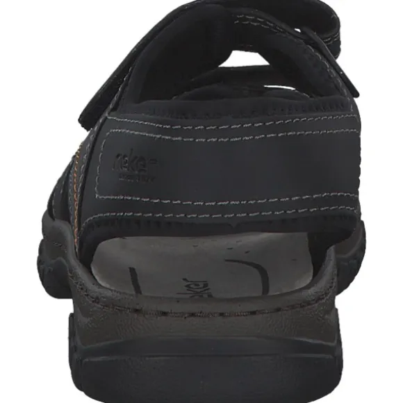 Rieker 25053, Sandaletten, Herren, Schwarz