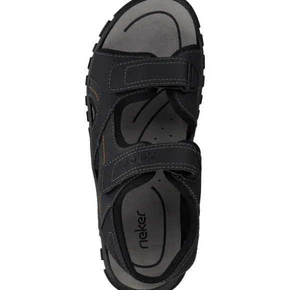 Rieker 25053, Sandaletten, Herren, Schwarz