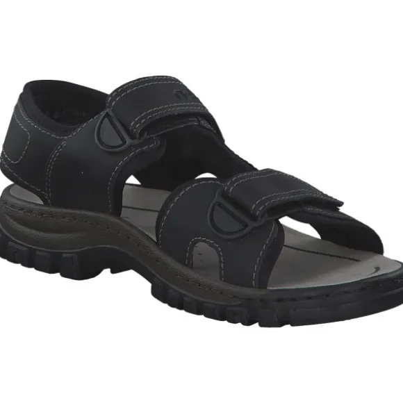 Rieker 25053, Sandaletten, Herren, Schwarz