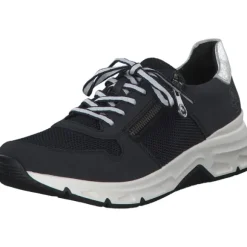 Rieker 48135, Schnürschuhe, Damen, Schwarz