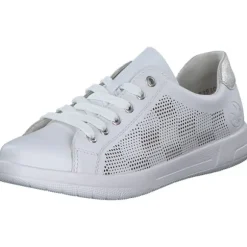 Rieker 45606, Schnürschuhe, Damen, Weiß