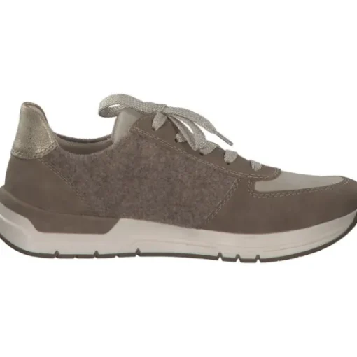 Rieker 58902-64, Schnürschuhe, Damen, fango/ginger /ginger-gold/ woo