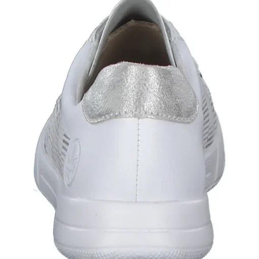 Rieker 45606, Schnürschuhe, Damen, Weiß