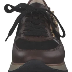 Rieker 49010-25, Schnürschuhe, Damen, havanna/schwarz/antik/shell/ha