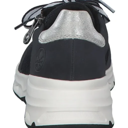 Rieker 48135, Schnürschuhe, Damen, Schwarz