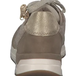 Rieker 58902-64, Schnürschuhe, Damen, fango/ginger /ginger-gold/ woo