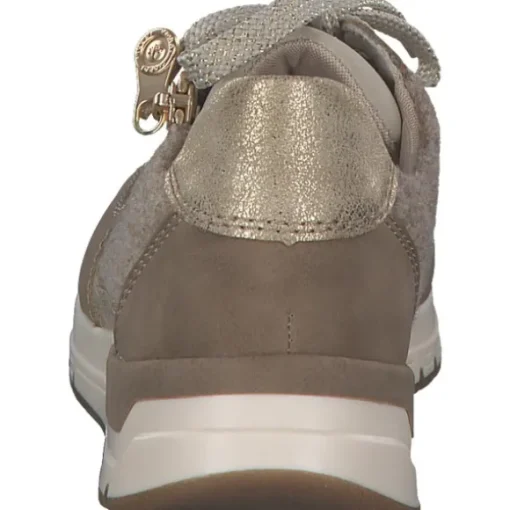 Rieker 58902-64, Schnürschuhe, Damen, fango/ginger /ginger-gold/ woo