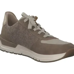 Rieker 58902-64, Schnürschuhe, Damen, fango/ginger /ginger-gold/ woo
