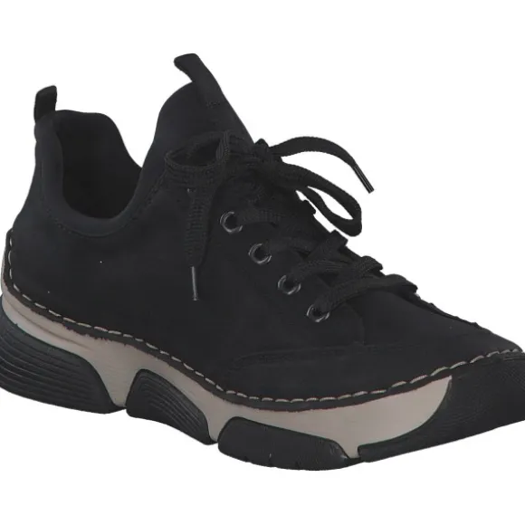 Rieker 45973, Schnürschuhe, Damen, Schwarz
