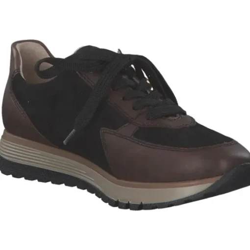 Rieker 49010-25, Schnürschuhe, Damen, havanna/schwarz/antik/shell/ha