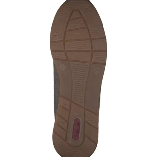 Rieker 58902-64, Schnürschuhe, Damen, fango/ginger /ginger-gold/ woo