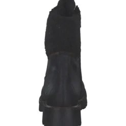 Rieker 73230, Schnürstiefel, Damen, schwarz/mogano/schwarz