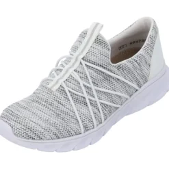 Rieker 54071, Slip-On-Sneaker, Damen, Weiß