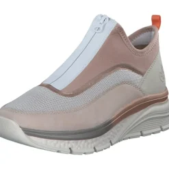 Rieker 48053, Slip-On-Sneaker, Damen, rose/kreide/kupfer/crema/perlr
