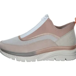 Rieker 48053, Slip-On-Sneaker, Damen, rose/kreide/kupfer/crema/perlr