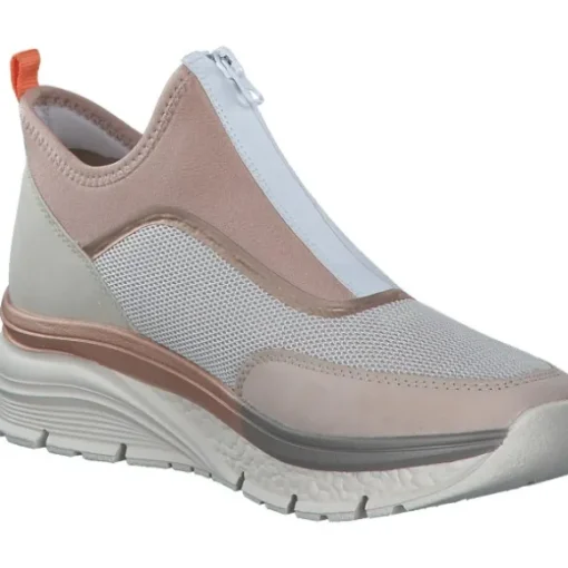 Rieker 48053, Slip-On-Sneaker, Damen, rose/kreide/kupfer/crema/perlr
