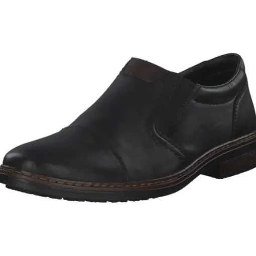 Rieker 17659, Slipper, Herren, Schwarz
