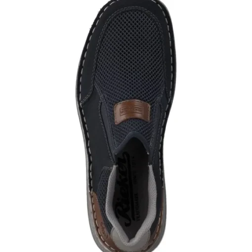 Rieker 03053, Sneakers Low, Herren, Blau