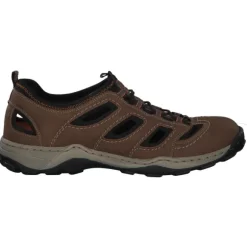 Rieker 08065, Sportliche Slipper, Herren, Braun