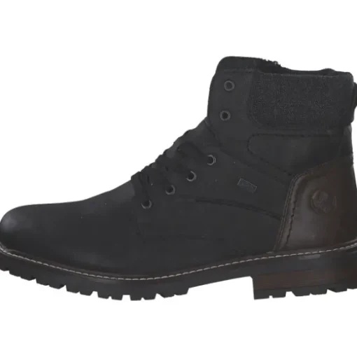 Rieker 32031, Stiefel, Herren, schwarz/toffee/granit