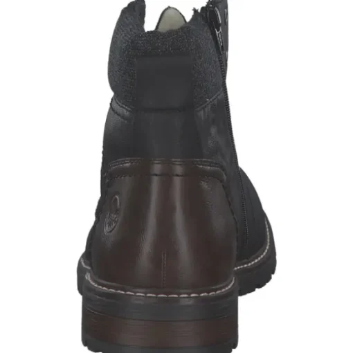 Rieker 32031, Stiefel, Herren, schwarz/toffee/granit