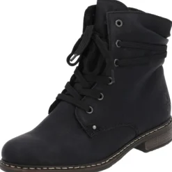 Rieker 71229, Stiefeletten, Damen, Schwarz (Schwa/Schw)