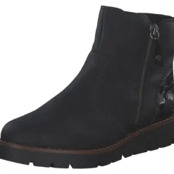 Rieker 44950-00, Stiefeletten, Damen, schwarz/black/schwarz