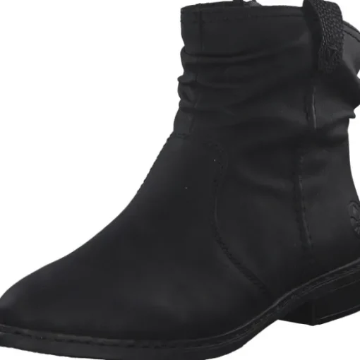 Rieker 71675, Stiefeletten, Damen, Schwarz