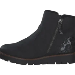 Rieker 44950-00, Stiefeletten, Damen, schwarz/black/schwarz