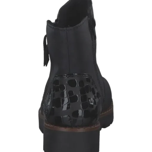 Rieker 44950-00, Stiefeletten, Damen, schwarz/black/schwarz