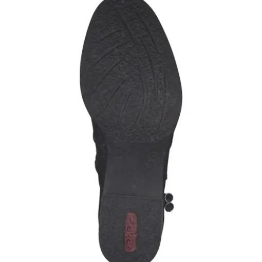 Rieker 73488, Stiefeletten, Damen, Schwarz