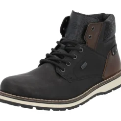 Rieker 38434, Stiefeletten, Herren, Schwarz (Schwarz/Kastanie/Granit)