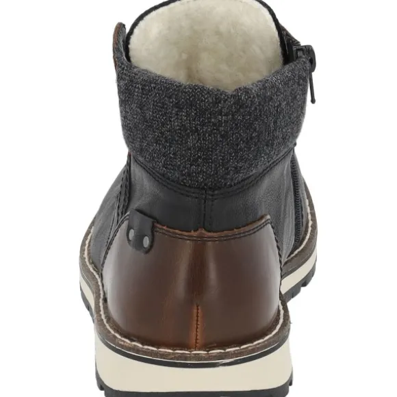Rieker 38434, Stiefeletten, Herren, Schwarz (Schwarz/Kastanie/Granit)
