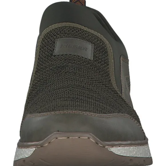 Rieker B9051, Slipper, Herren, Grün