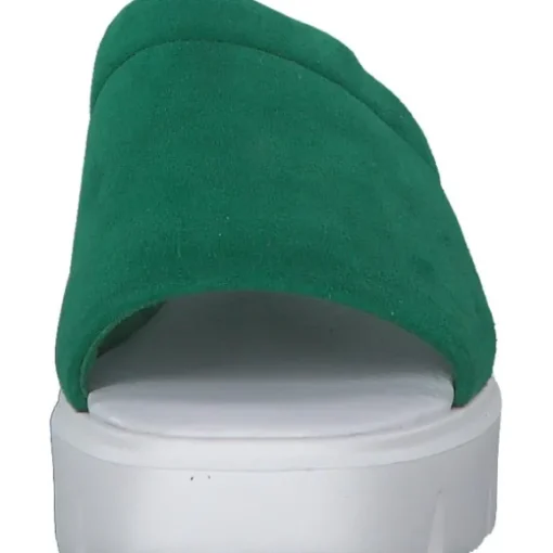 Rieker Evolution W1551, Plateau-Pantoletten, Damen, applegreen