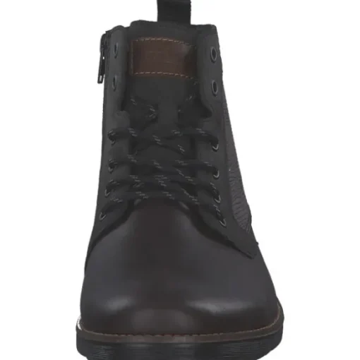 Rieker F4521, Stiefel, Herren, blei/anthrazit/mogano