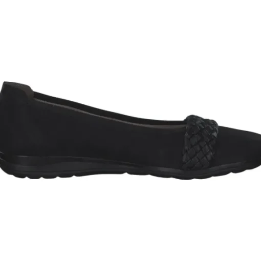 Rieker L9358, Ballerinas, Damen, schwarz/black