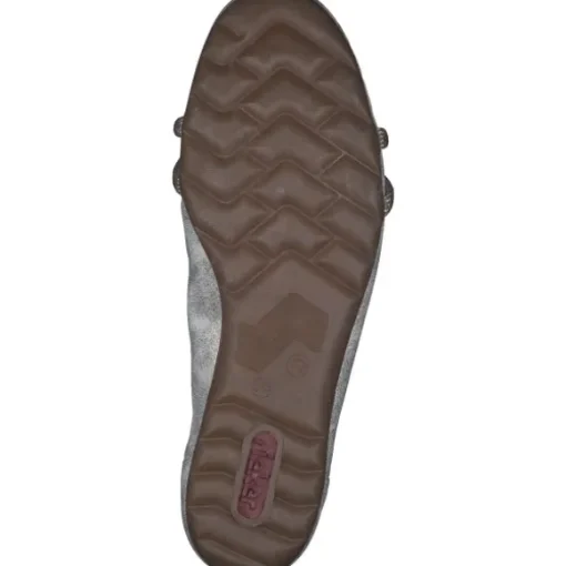 Rieker L9368, Ballerinas, Damen, beige-gold